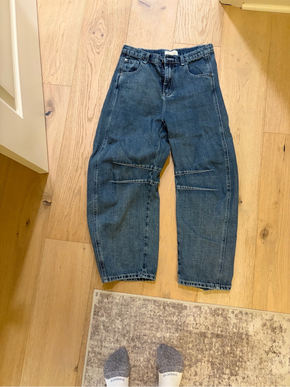 Women’s Barrel Jean - Black Washed